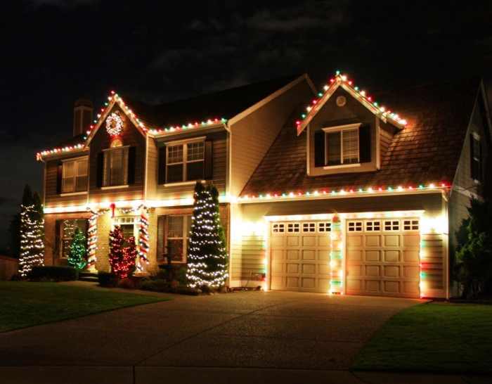 Christmas outdoor light decor