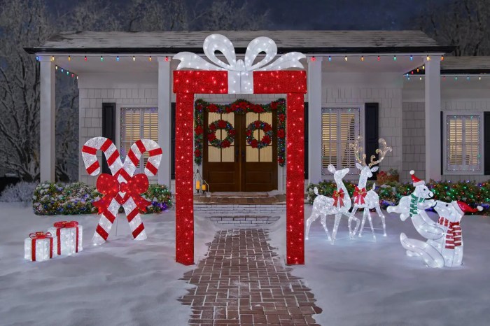 Outdoor christmas home decor