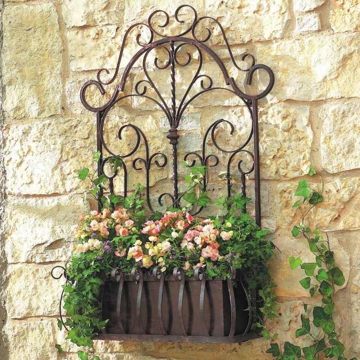 Wall decoration outdoor fer jardin déco decor forgé extérieur pour murale exterieur deco oriental décoration ideas le foter grille brise