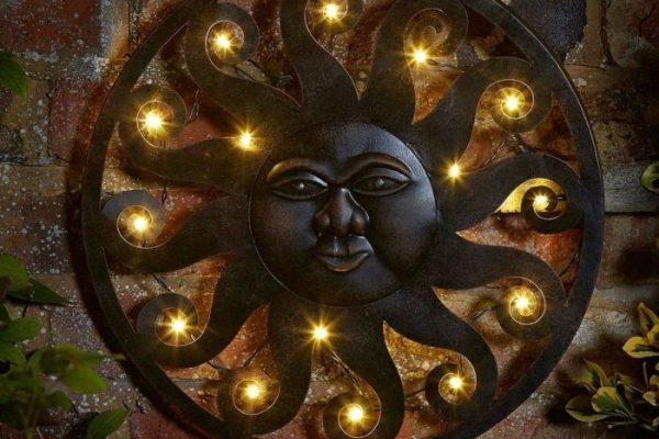 Sun outdoor wall decor